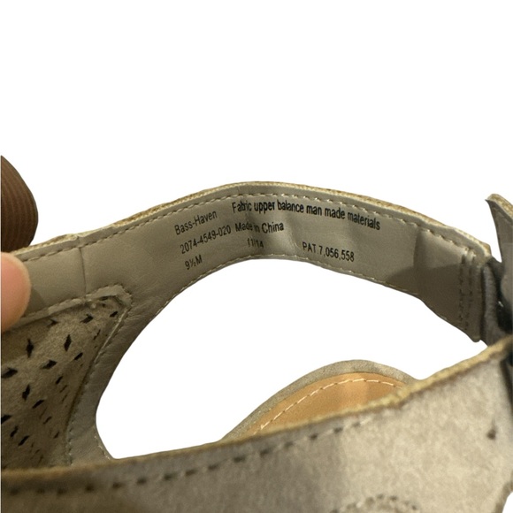 GH Bass & Co Women’s Laser Cut Block Heel Size 9.5 - Picture 4 of 4